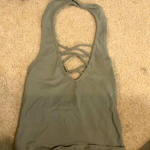Green tank top size S, Grey tank top size S